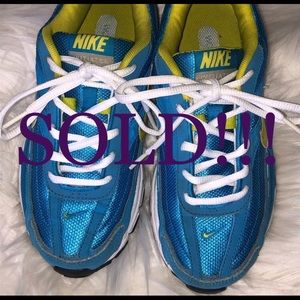 Nike Initiator Women’s Size 6.5 Blue/Yellow/White